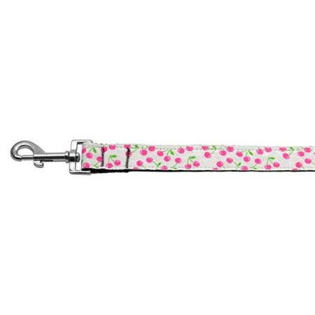 UNCONDITIONAL LOVE Cherries Nylon Collar White 1 wide 4ft Lsh UN787836